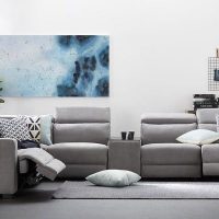 Sofa Lounge Style, Fabric and Comfortness